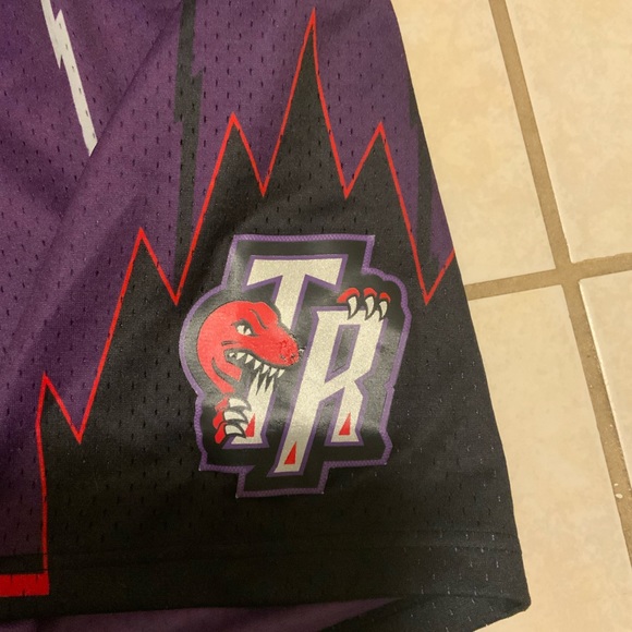 Mitchell & Ness Toronto Raptors Throwback Basketball Shorts - Picture 3 of 5